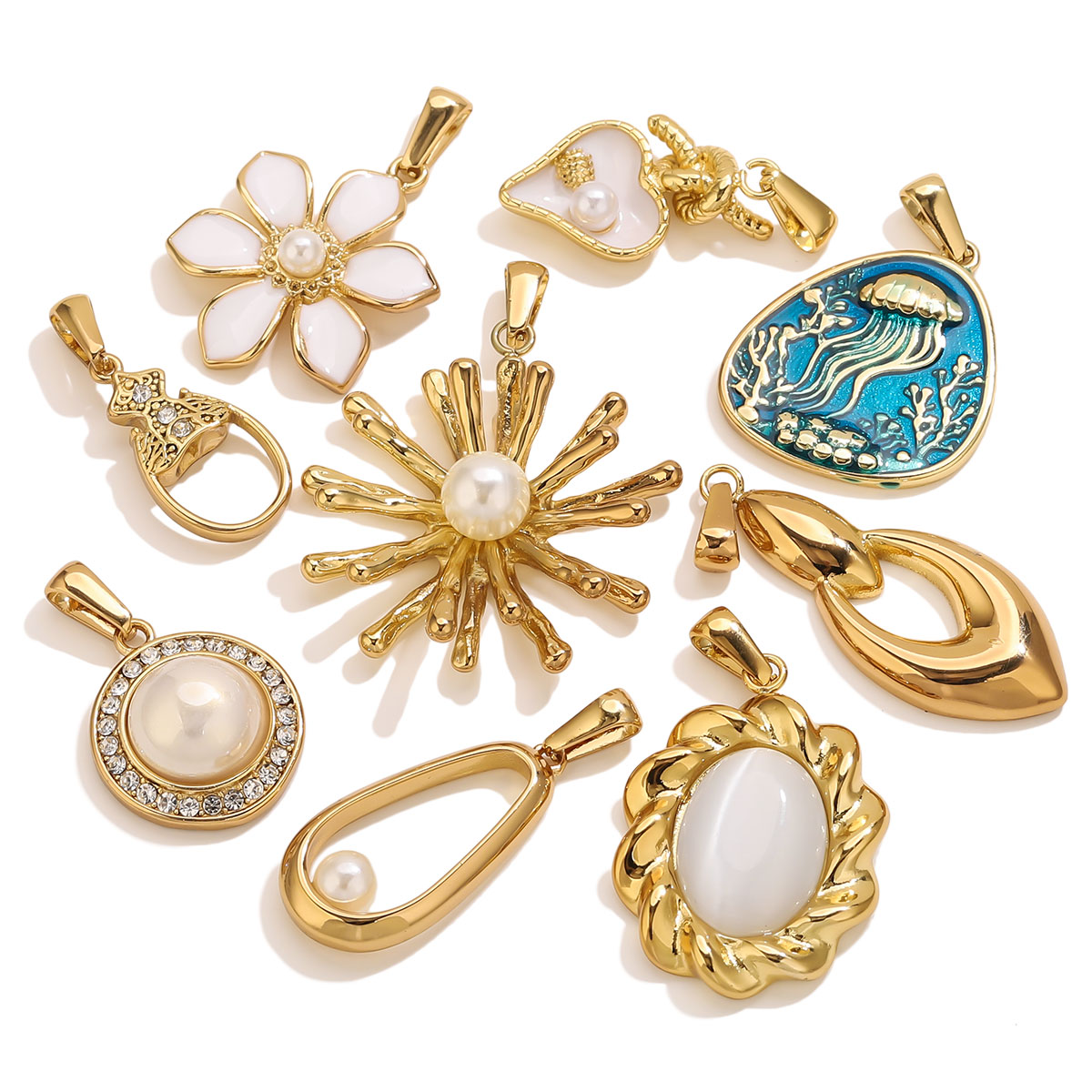 Vintage Fashion Tumblr - 1Pcs 18K Gold Plated Stainless Steel