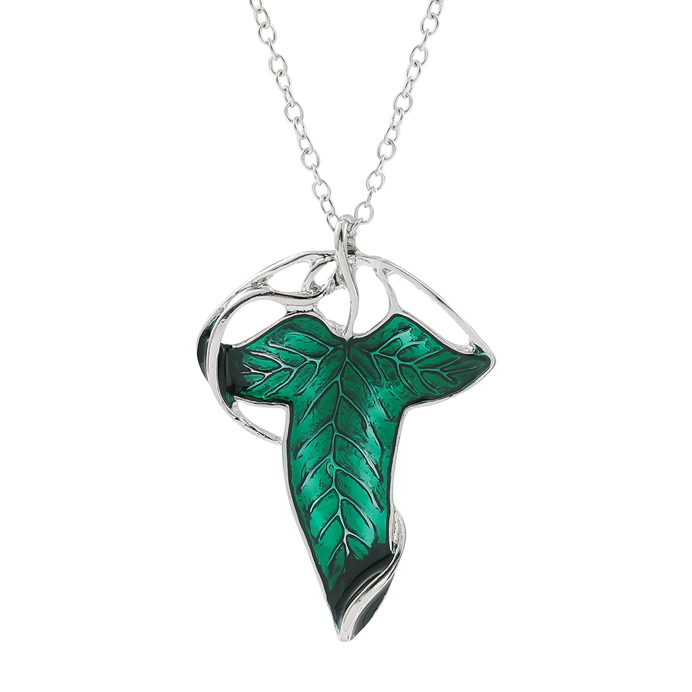 Vintage Fashion Tumblr - Vintage Green Leaf Pendant Necklace Exquisite