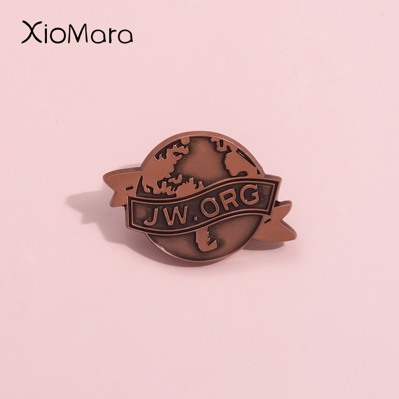 Vintage Fashion Org - JW,ORG Earth Enamel Pins Custom Retro