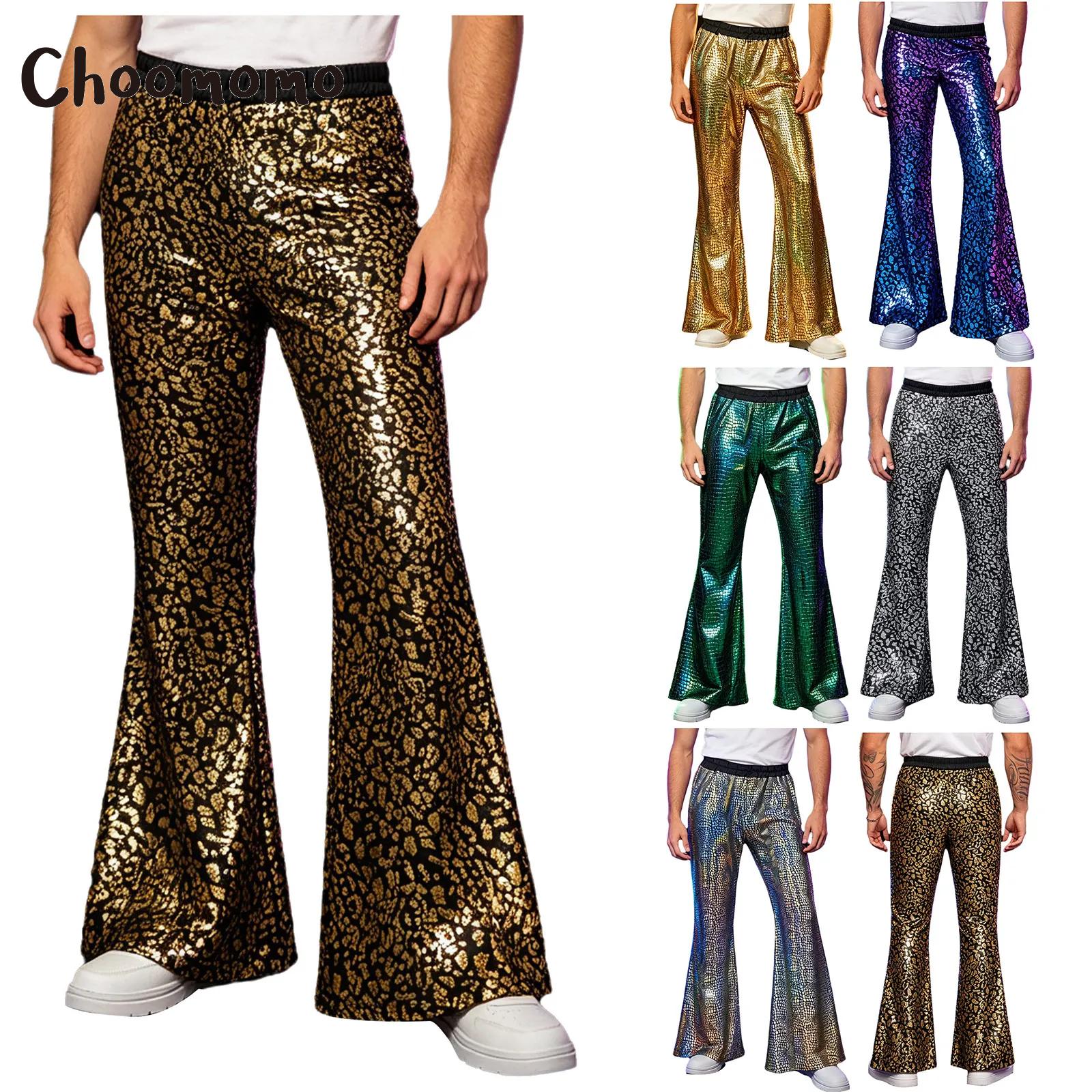 Wide Leg Trouser 70S - Mens Retro 70s 80s Disco Hippie