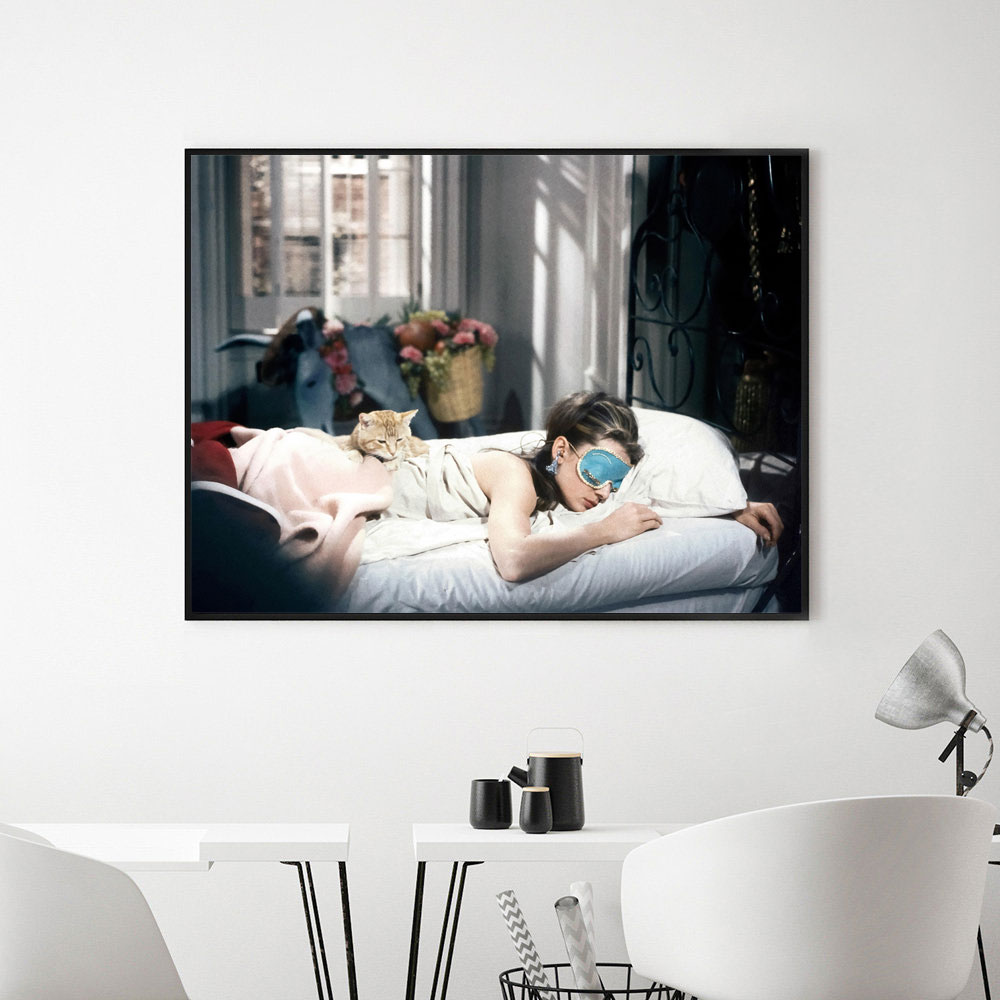 Audrey Hepburn Breakfast Poste - Vintage Fashion Vogue ulasan dan harga