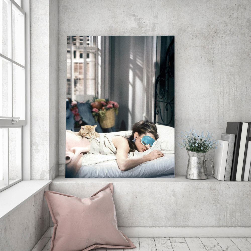 Audrey Hepburn Breakfast Poste - Vintage Fashion Vogue ulasan dan harga