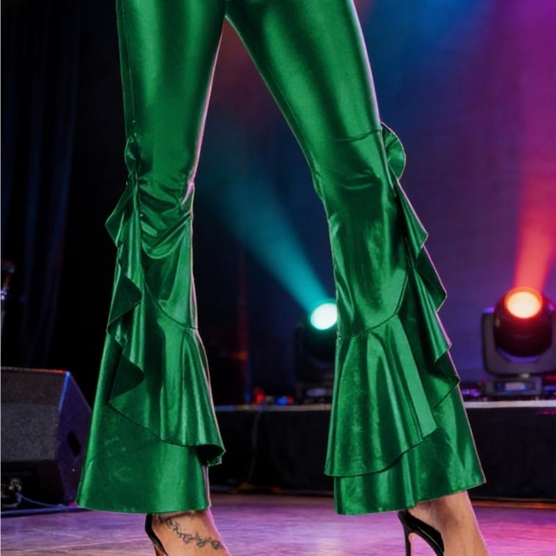 Women Club and Prom Trousers M - Wide Leg Trouser 70S ulasan dan harga