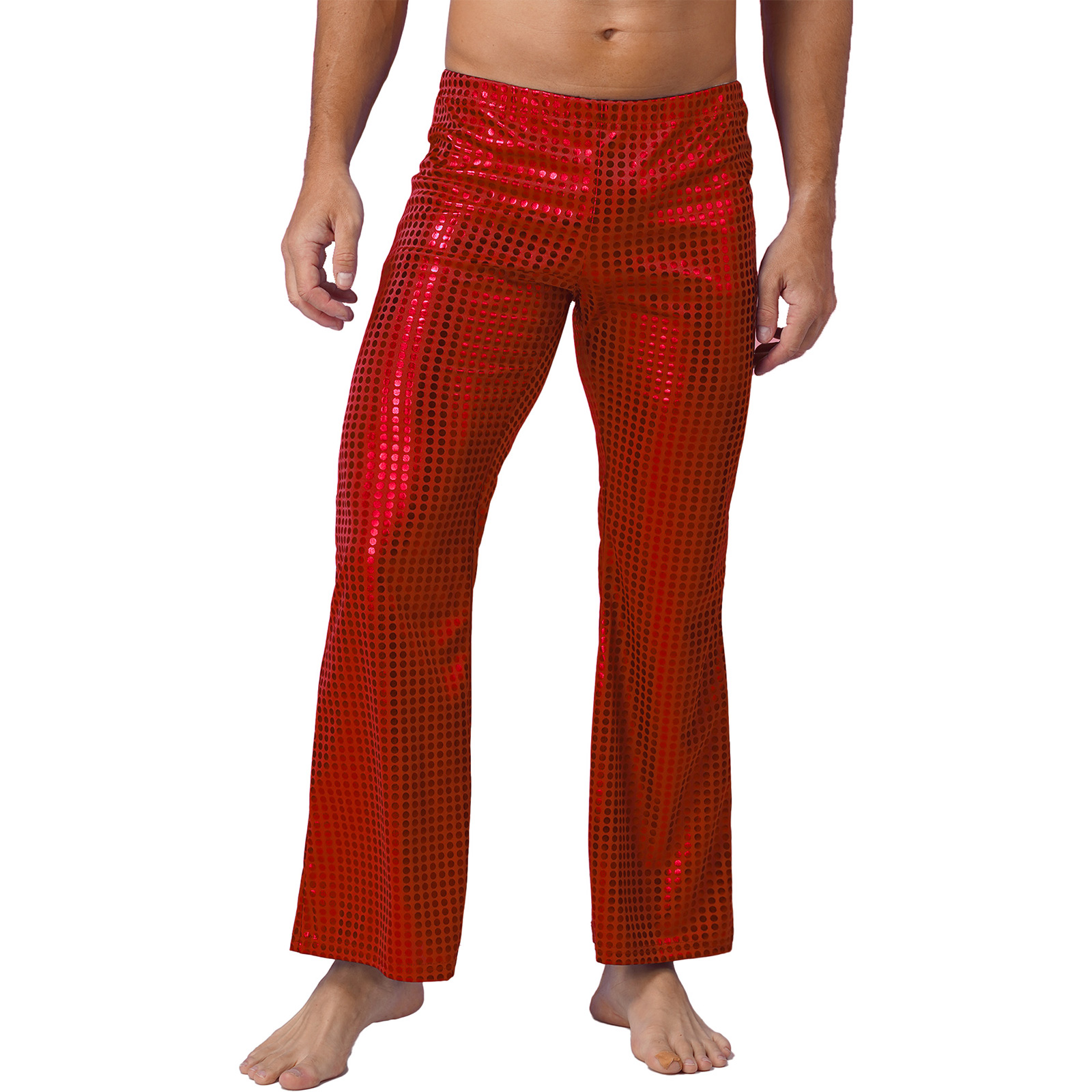Mens 70s Shiny Sequins Hip Hop - Wide Leg Trouser 70S ulasan dan harga