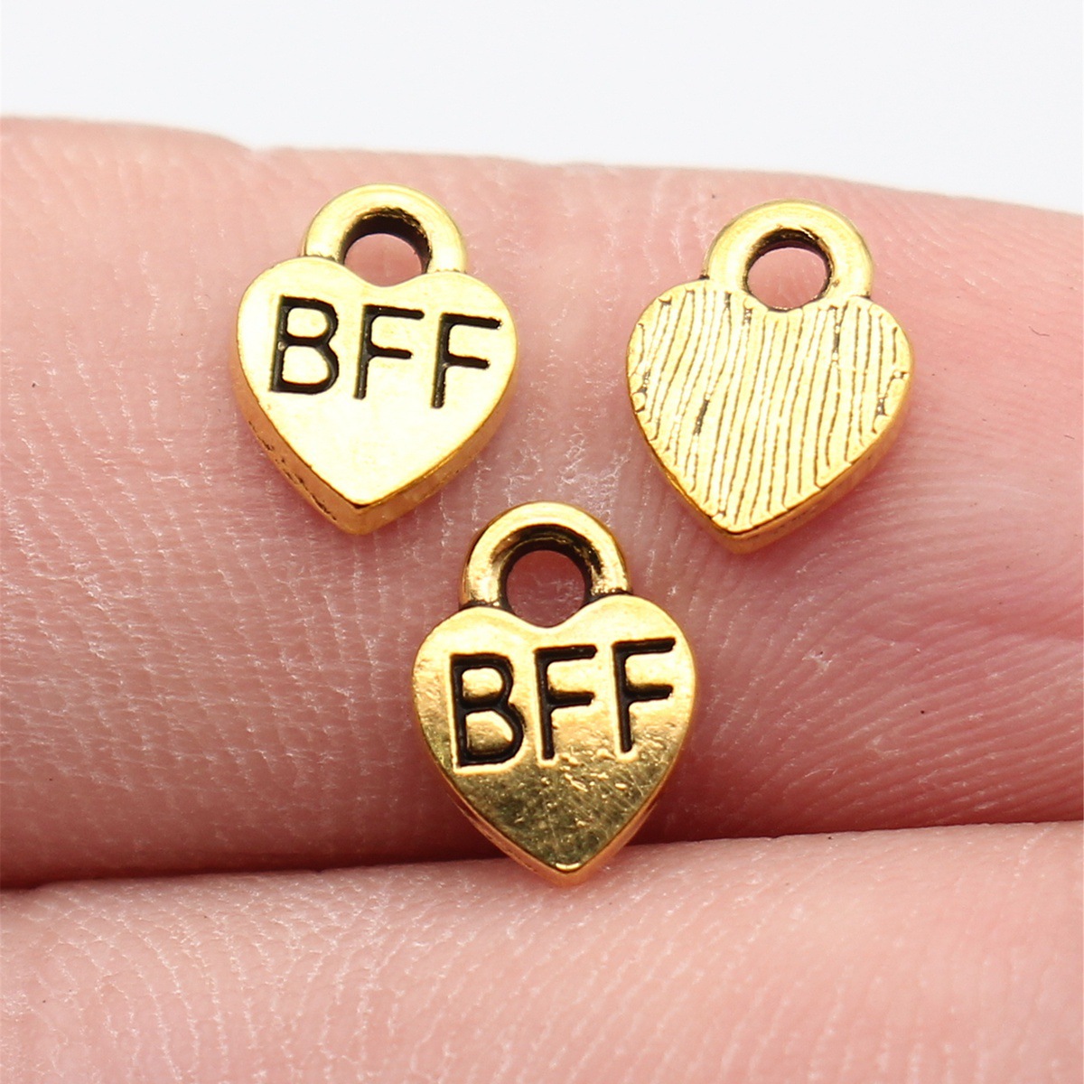 40pcs 9.3x7mm Antique Gold Col - Vintage Fashion Tumblr ulasan dan harga