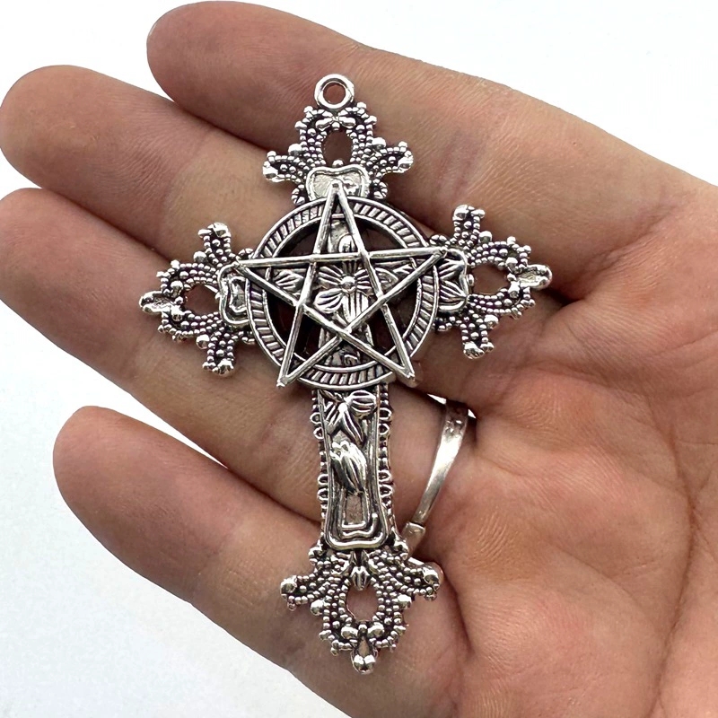 2pcs 30x15mm Gothic Big Cross  - Vintage Fashion Tumblr ulasan dan harga