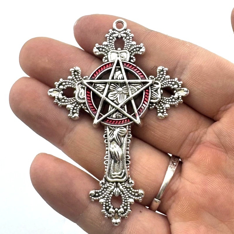 2pcs 30x15mm Gothic Big Cross  - Vintage Fashion Tumblr ulasan dan harga
