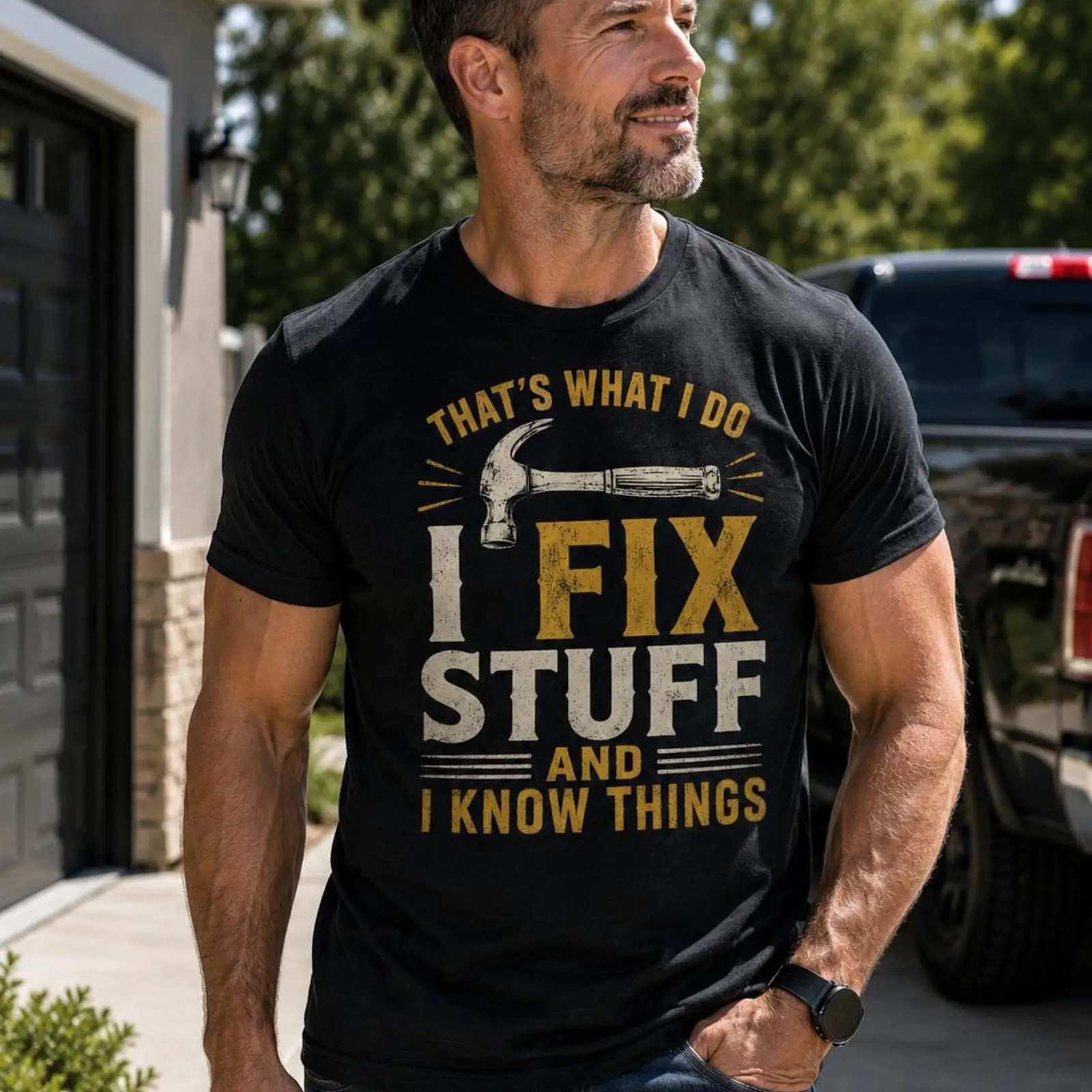 I Fix Stuff and Know Things T  - Vintage Fashion Stuff ulasan dan harga