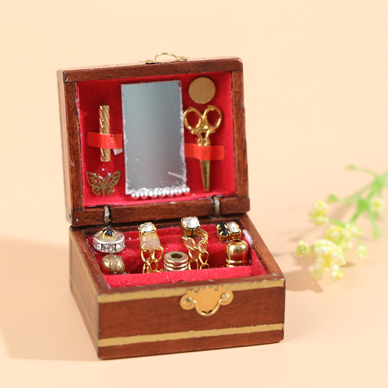 1:12 Dollhouse Miniature Acces - Vintage Fashion Dolls ulasan dan harga