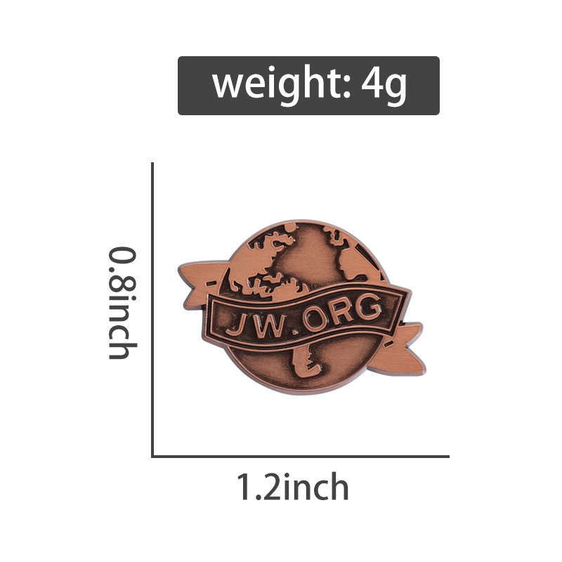 JW,ORG Earth Enamel Pins Custo - Vintage Fashion Org ulasan dan harga