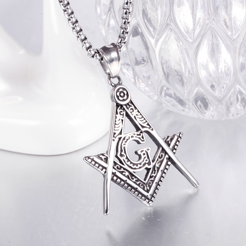 New Ag Freemasonry Pendant Nec - Vintage Fashion Stuff ulasan dan harga