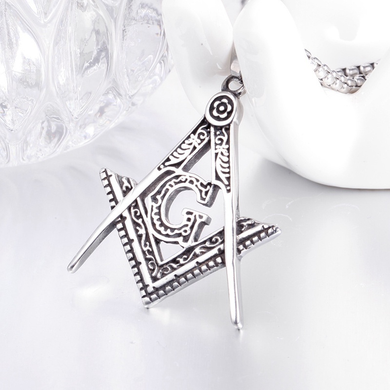 New Ag Freemasonry Pendant Nec - Vintage Fashion Stuff ulasan dan harga