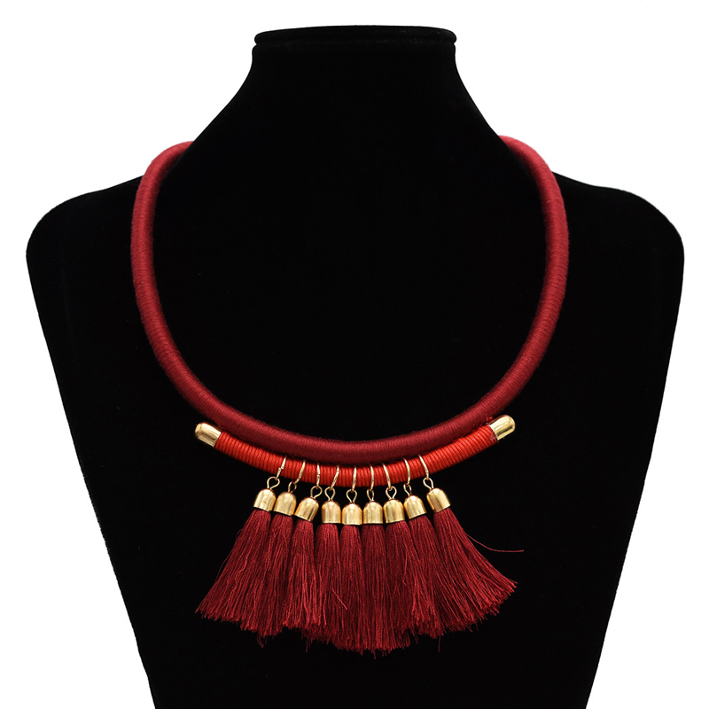 Bohemia Necklace Literary Retr - Vintage Fashion Vogue ulasan dan harga