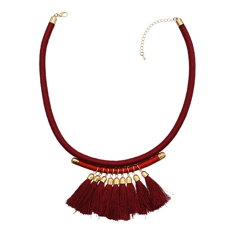 Bohemia Necklace Literary Retr - Vintage Fashion Vogue ulasan dan harga
