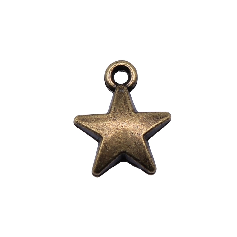 40pcs 8.6x7.1mm 2 Colors Antiq - Vintage Fashion Tumblr ulasan dan harga