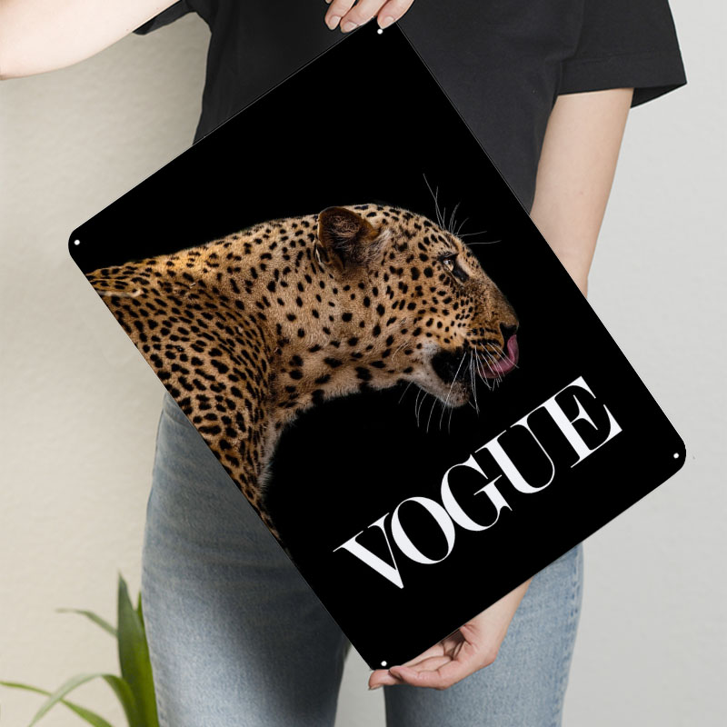 Vogue Fashion Poster Metal Sig - Vintage Fashion Vogue ulasan dan harga