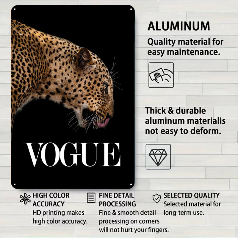 Vogue Fashion Poster Metal Sig - Vintage Fashion Vogue ulasan dan harga