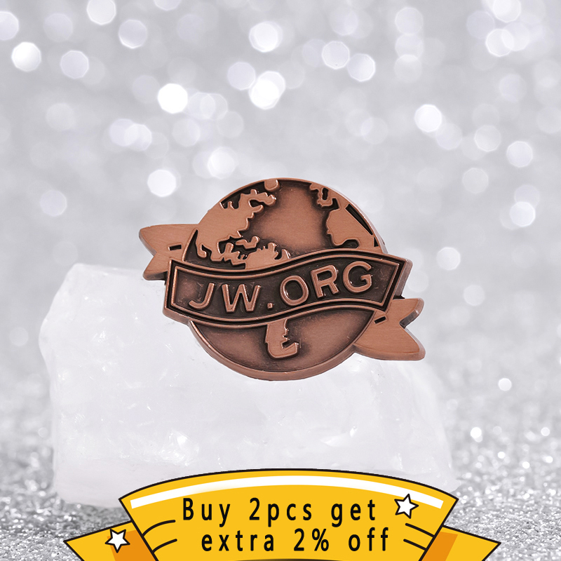 JW,ORG Earth Enamel Pins Custo - Vintage Fashion Org ulasan dan harga