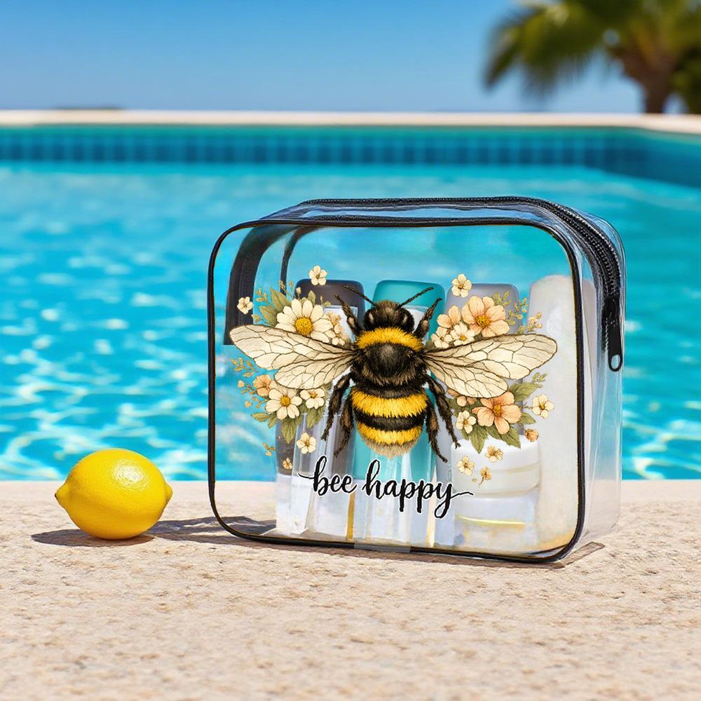 Travel Makeup Cases Bumble Bee - Vintage Fashion Org ulasan dan harga
