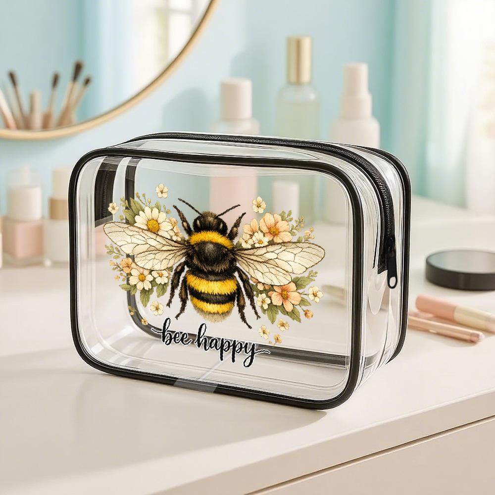 Travel Makeup Cases Bumble Bee - Vintage Fashion Org ulasan dan harga
