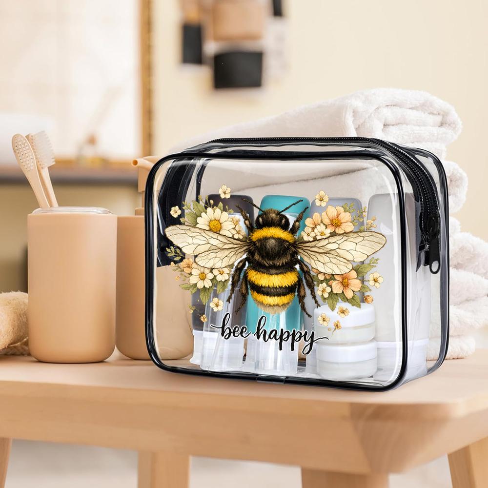 Travel Makeup Cases Bumble Bee - Vintage Fashion Org ulasan dan harga